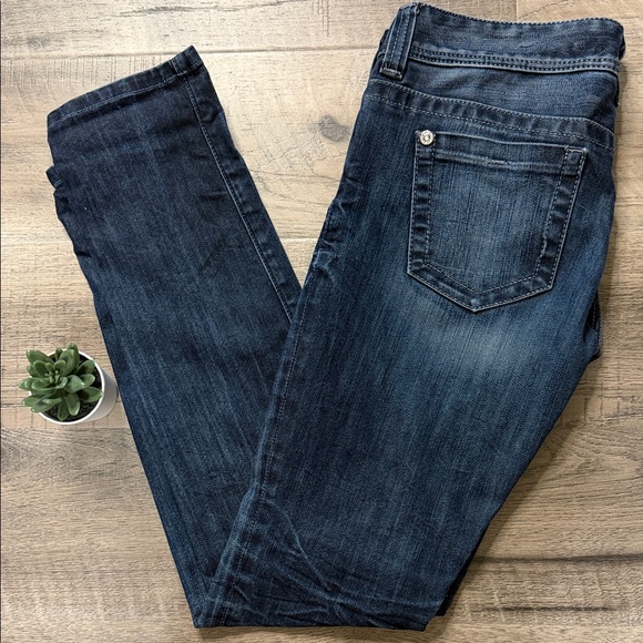 Guess Premium Dark Blue Women's Skinny Leg Jeans Size 28 - Picture 1 of 7